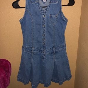 Casual girl jean dress